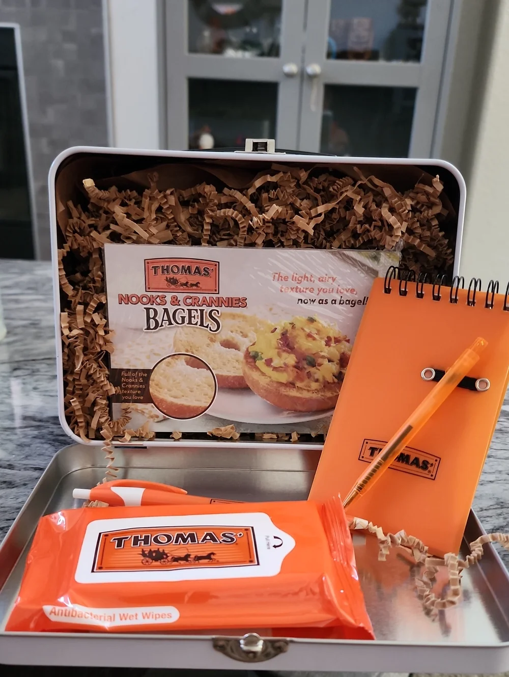 Thomas Nooks & Crannies Bagel Lunch Box. New!